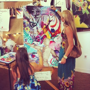 Christine McFaul and Angie Grab at One Spark 2013